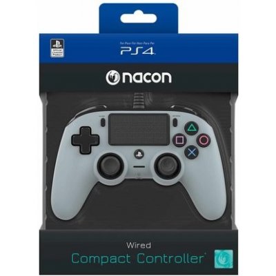 Nacon Wired Compact Controller PS4 PS4OFCPADGREY – Hledejceny.cz