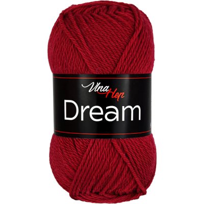 Vlna Hep pletací příze DREAM 6411 vínová, 100% merino vlna, jednobarevná, 50g/125m – Zboží Mobilmania