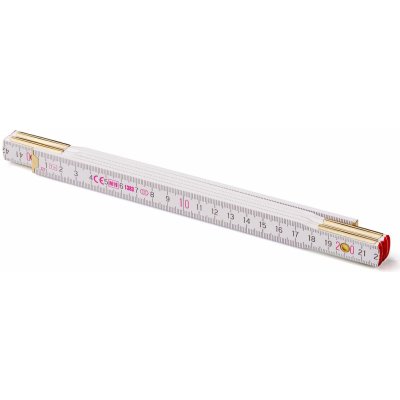 Metrie Skládací metr Perfekt 5 bílý 1 m – Zboží Mobilmania