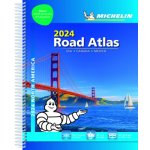 Michelin North America Road Atlas 2024 USA - Canada - Mexico (Michelin)(Spiral) – Sleviste.cz