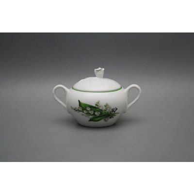 Bohemia Porcelán 1987 Cukřenka 0,3l s oušky Rokoko Konvalinky ZL – Zboží Dáma