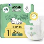 Moomin Baby eko 1 Newborn 2–5 kg 25 ks – Sleviste.cz