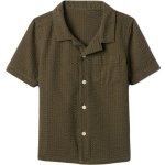 GAP 440473-00 dětská krepová košile zelená – Zboží Dáma
