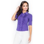 Figl dámská košile m025 tmavě fialová – Zboží Mobilmania