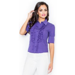 Figl dámská košile m025 tmavě fialová