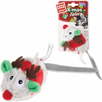 Gigwi melody chaser vánoční myška se zvukovým čipem 19 cm – Zboží Mobilmania