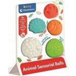 CLEMENTONI BABY Zvířátkové měkké míčky s texturou – Zboží Mobilmania