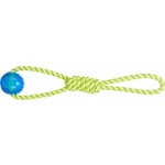 Aqua Toy lano s gumovým míčkem plovoucí ø 6 x 40 cm polyester/TPR – Zboží Dáma