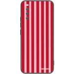 Picasee silikonový černý obal pro Sony Xperia 10 III Lines red – Zboží Živě