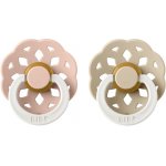 Bibs Boheme dudlíky přírodní kaučuk 2ks Blush Nočný / Vanilla Nočný – Zboží Dáma