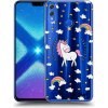 Pouzdro a kryt na mobilní telefon Honor Picasee silikonový průhledný obal pro Honor 8X - Unicorn hvězdné nebe