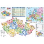 ČESKÁ REPUBLIKA - OBECNĚ ZEMĚPISNÁ MAPA A3 LAMINO - – Zbozi.Blesk.cz