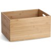 Úložný box Zeller Present Dřevěná bedna 40 x 30 x 21 cm bambus 13342