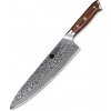 Kuchyňský nůž NAIFU Šéfkuchařský nůž z damaškové oceli 10" o celkové délce 38,5 cm