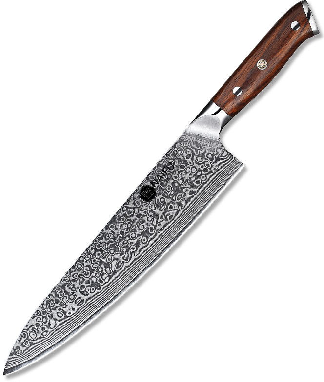 NAIFU Šéfkuchařský nůž z damaškové oceli 10\