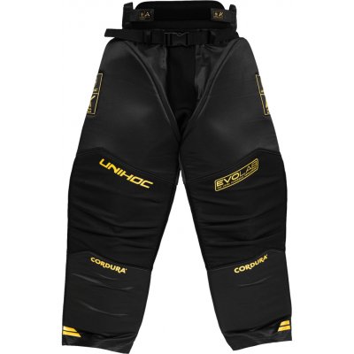 Unihoc Alpha Evolab Goalie Pants Black-Gold – Sleviste.cz