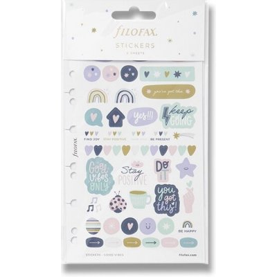 Filofax Samolepky Multi Good Vibes náplň osobních A5 diářů – Zboží Dáma