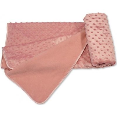 SNUGGLE BABY Fleacová dětská deka MINKY Pink Dark pink – Zboží Mobilmania