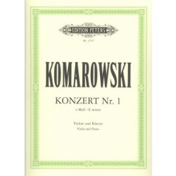 Komarowski KONZERT Nr.1 E minor / housle + klavír