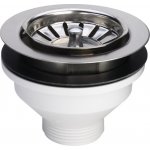 Viega Odtokový ventil pro dřezy 1 1/2" x 114,5, chrom 109967 – Sleviste.cz