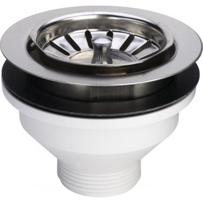 Viega Odtokový ventil pro dřezy 1 1/2" x 114,5, chrom 109967 – Sleviste.cz