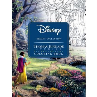 The Disney Dreams Collection Original Art by Thomas Kinkade Coloring Book