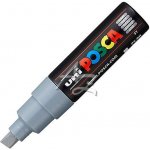 Uni Posca PC-8K 37 akrylový 8,0mm šedý – Zboží Mobilmania