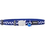 Red Dingo Obojek pro kočky White Spots 12 mm 20 - 32 cm – Zboží Dáma