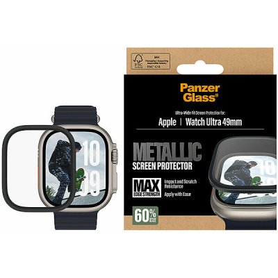 PanzerGlass Apple Watch Ultra s kovovým rámečkem PG85001 – Zboží Živě