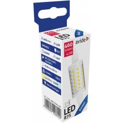 Avide Prémiová LED žárovka R7s 4,5W 460lm studená, ekvivalent 39W ABR7SCW4.5W