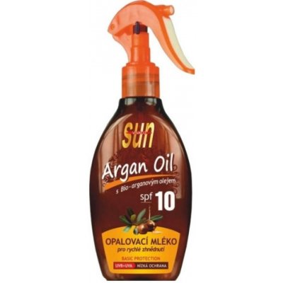 SunVital Argan Oil opalovací mléko SPF10 200 ml