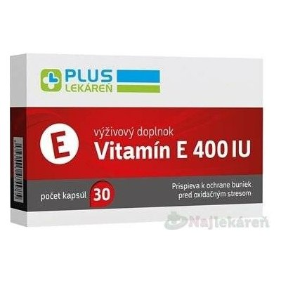 Plus Lékárna Vitamin E 400 IU 30 ks – Hledejceny.cz