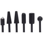 Rotační rašple, frézy HSS na kov či dřevo, sada 6 ks, Tagred TA1136 – Zboží Dáma
