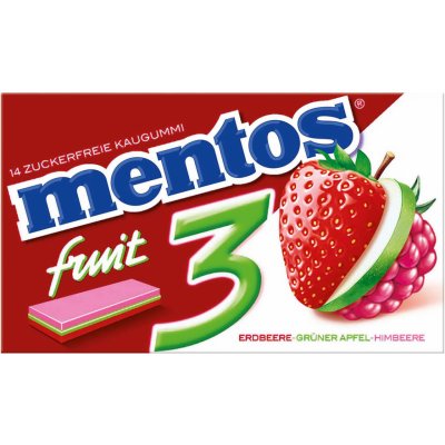 Mentos 3 Fruit Gum 33 g – Zboží Dáma