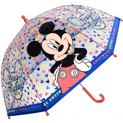 Deštník Mickey Mouse průhledný – Zboží Mobilmania