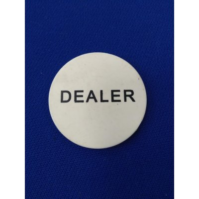 Dealer button tištěný plastový – Zboží Dáma