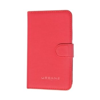 Pouzdro URBANE CASE BOOK UNI 4,6" 5,1" ČERVENÉ