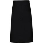 Link Kitchen Wear Kuchařská zástěra s kapsou X1000T Black 70x120cm – Hledejceny.cz