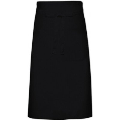 Link Kitchen Wear Kuchařská zástěra s kapsou X1000T Black 70x120cm – Hledejceny.cz