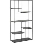 Knihovna Gota 6 asymetrických polic černá – Zboží Dáma