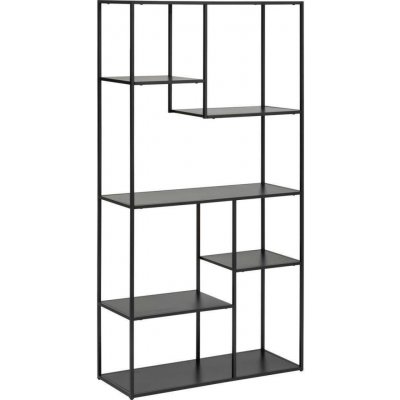 Knihovna Gota 6 asymetrických polic černá – Zboží Dáma