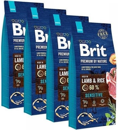 Brit Premium by Nature Sensitive Lamb 4 x 15 kg