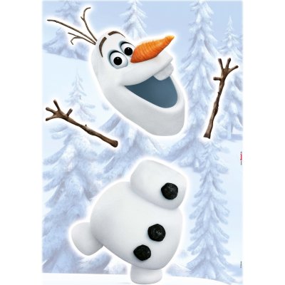 Komar 14045 Samolepící dekorace Frozen Olaf 50x70cm – Zbozi.Blesk.cz