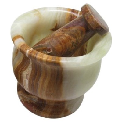 Onyxo Hmoždíř Zelený onyx 10 x 10 cm – Zboží Dáma