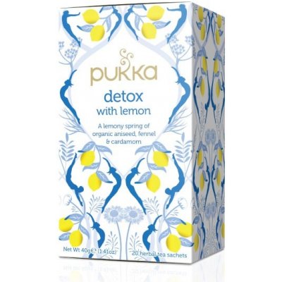 Pukka ajurvédský BIO čaj Detox with Lemon 20 sáčků – Zbozi.Blesk.cz