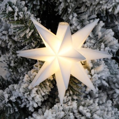 Haushalt international LED Hvězda bílá 12 cm – Hledejceny.cz