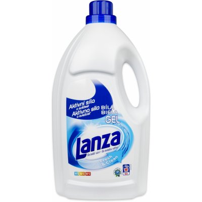 Lanza Fresh & Clean Bílá gel tekutý prací prostředek na bílé prádlo 90 PD 4,5  l od 209 Kč - Heureka.cz