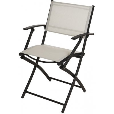 ProGarden KO-X60000180 Zahradní židle skládací krémová – Zboží Mobilmania