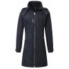 Jezdecká bunda a vesta Covalliero Kabát do deště dámský tmavě modrý