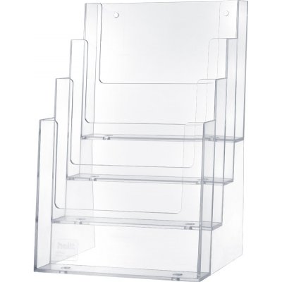 HELIT Držák na katalogy, stolní, A5, 4 oddíly, HELIT 24559 – Zboží Živě